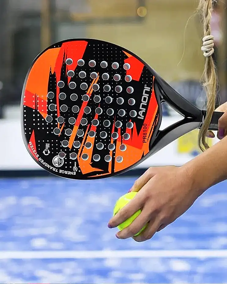 Karbon Fiber Padel Raketi – Kırmızı