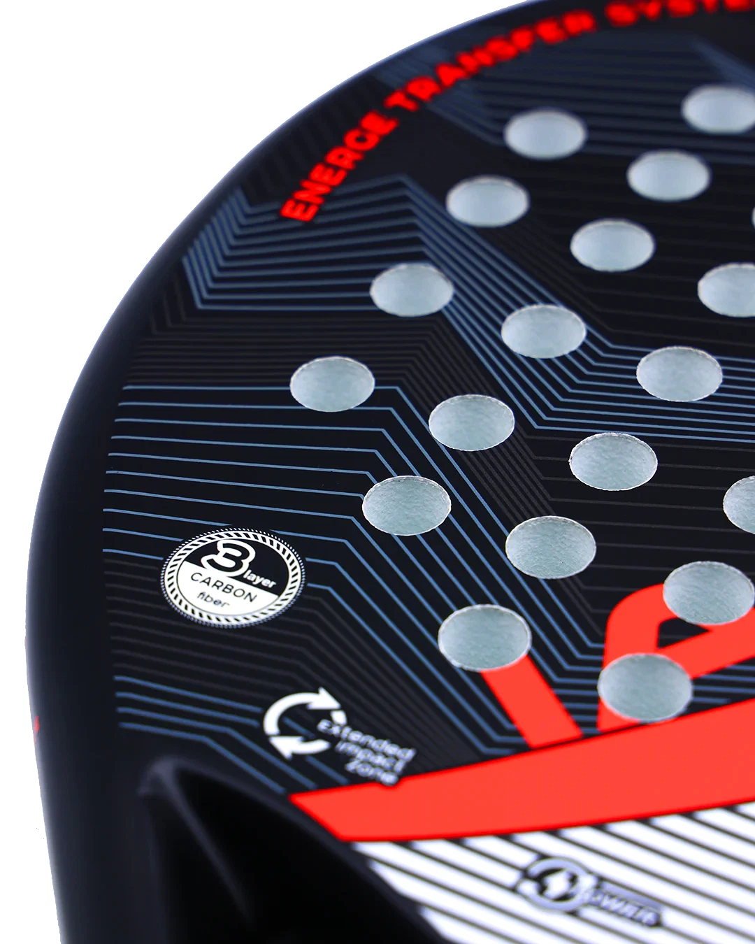 Karbon Fiber Padel Raketi – Kırmızı