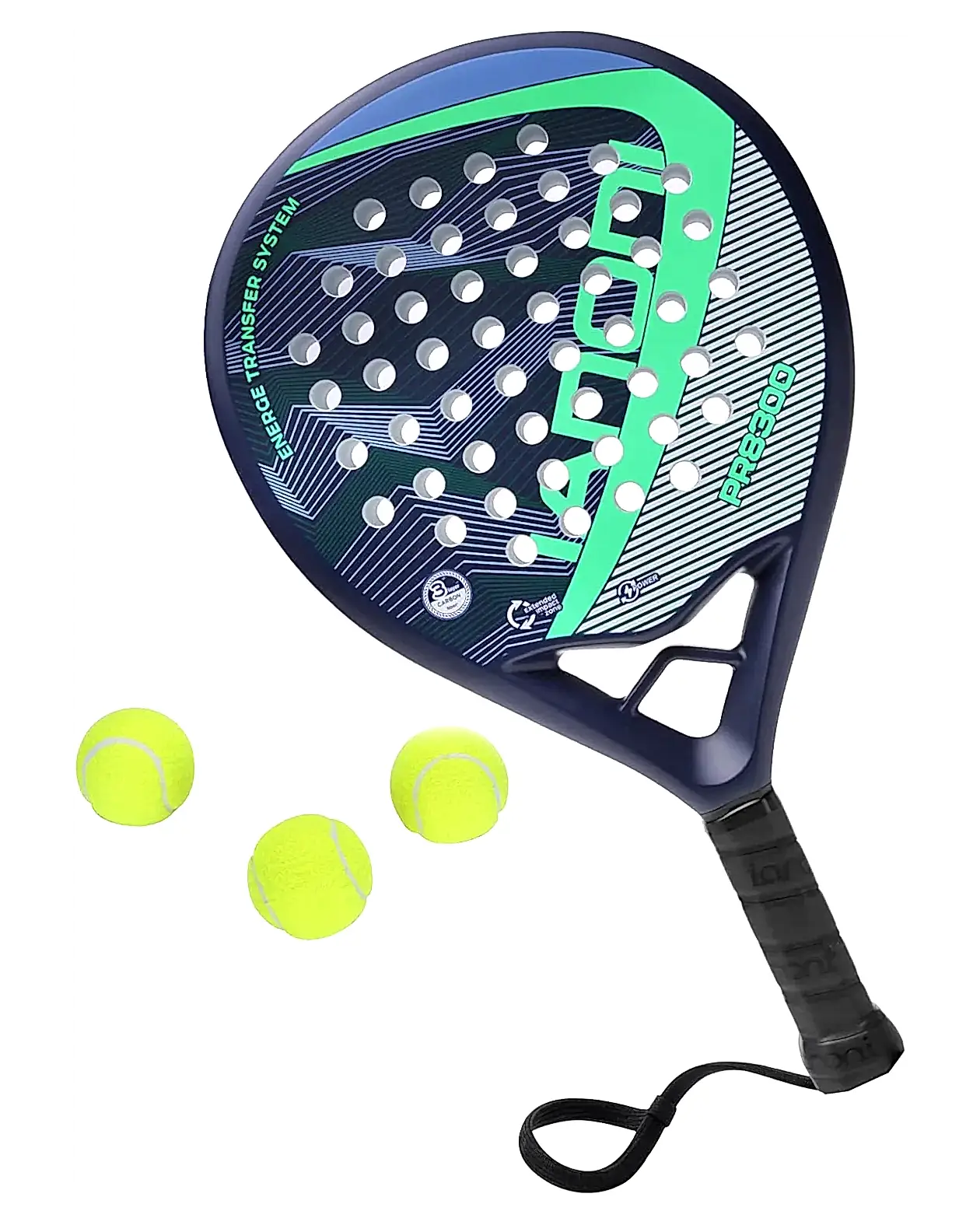 Karbon Fiber Padel Raketi – Mavi