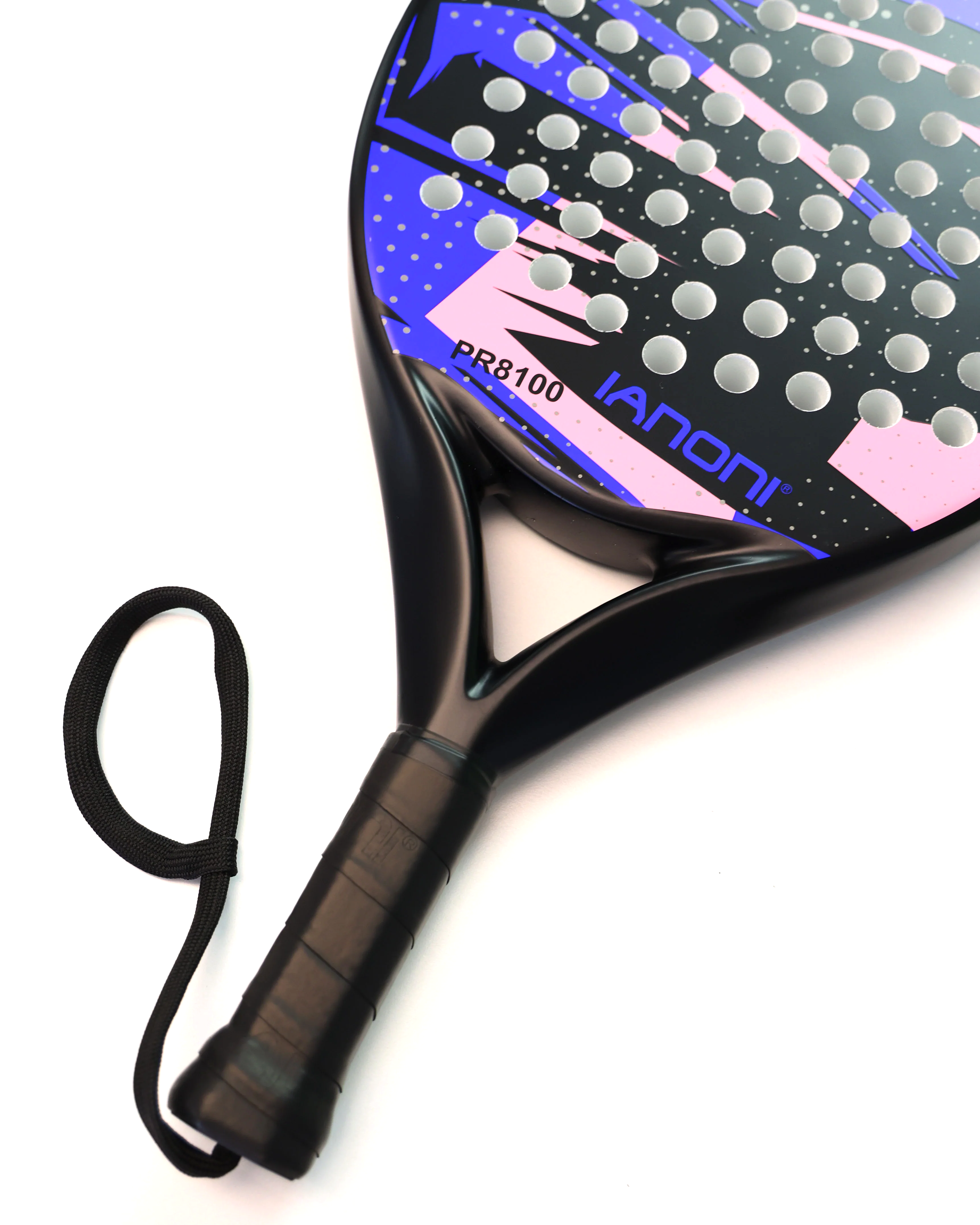 Karbon Fiber Padel Raketi – Mavi-Pembe