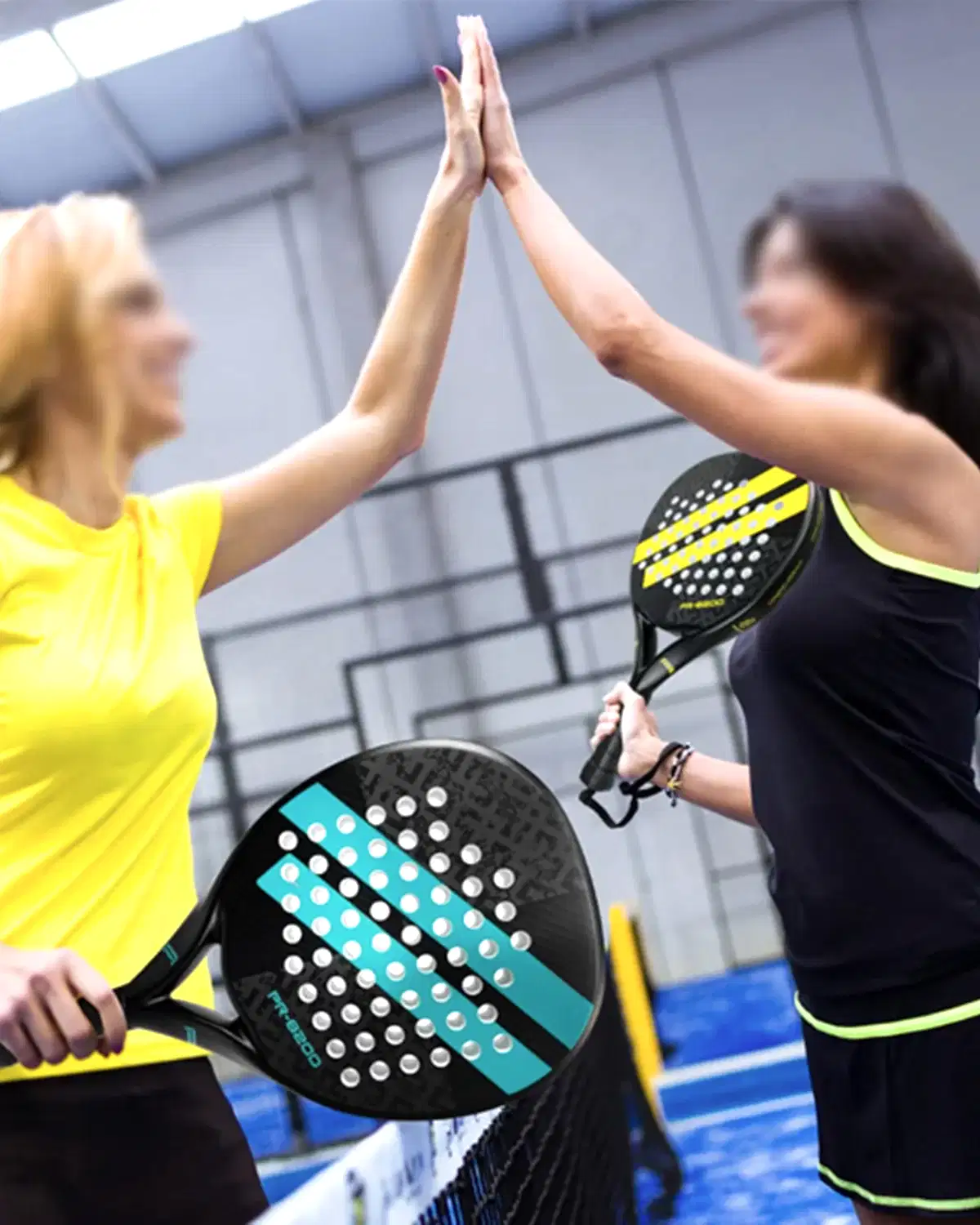 Karbon Fiber Padel Raketi – Sarı