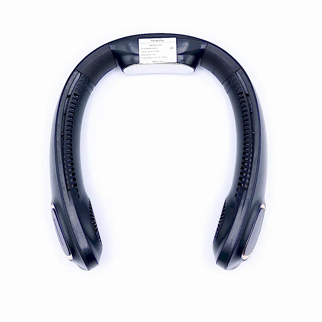 Lacivert Taşınabilir Ve Şarjlı Boyun Fanı Built-in 3000mah Neck Dan Nave Blue