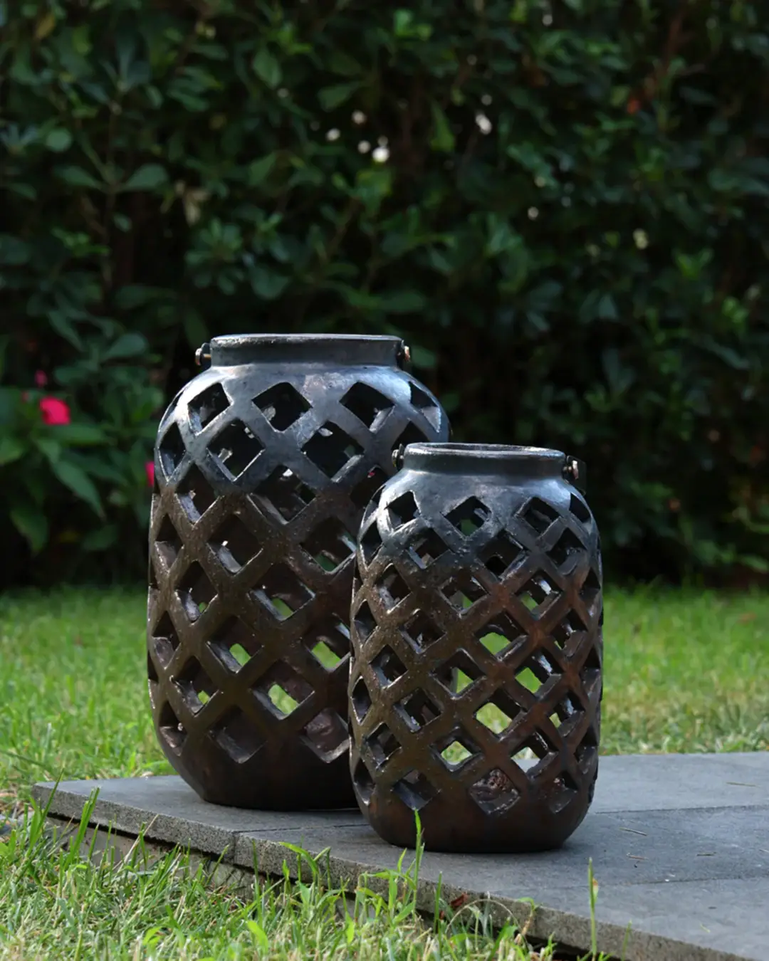 Lantern Bronz Küçük Boy Mumluk