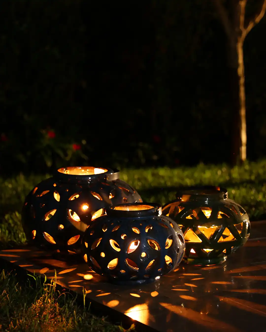 Lantern Yeşil Küçük Boy Mumluk