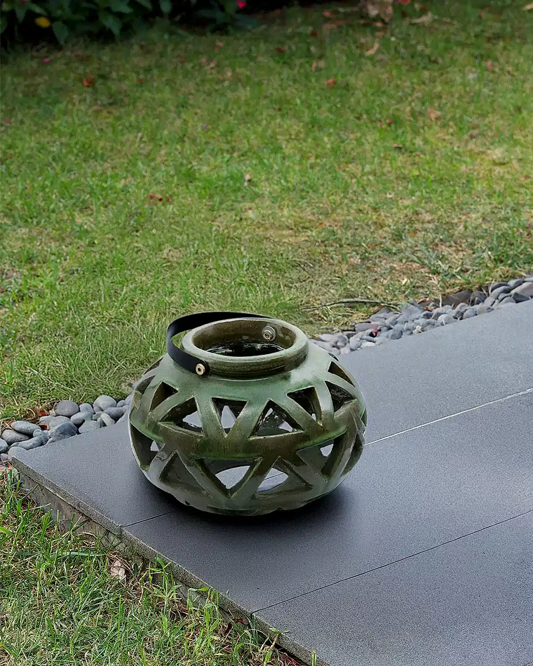 Lantern Yeşil Küçük Boy Mumluk