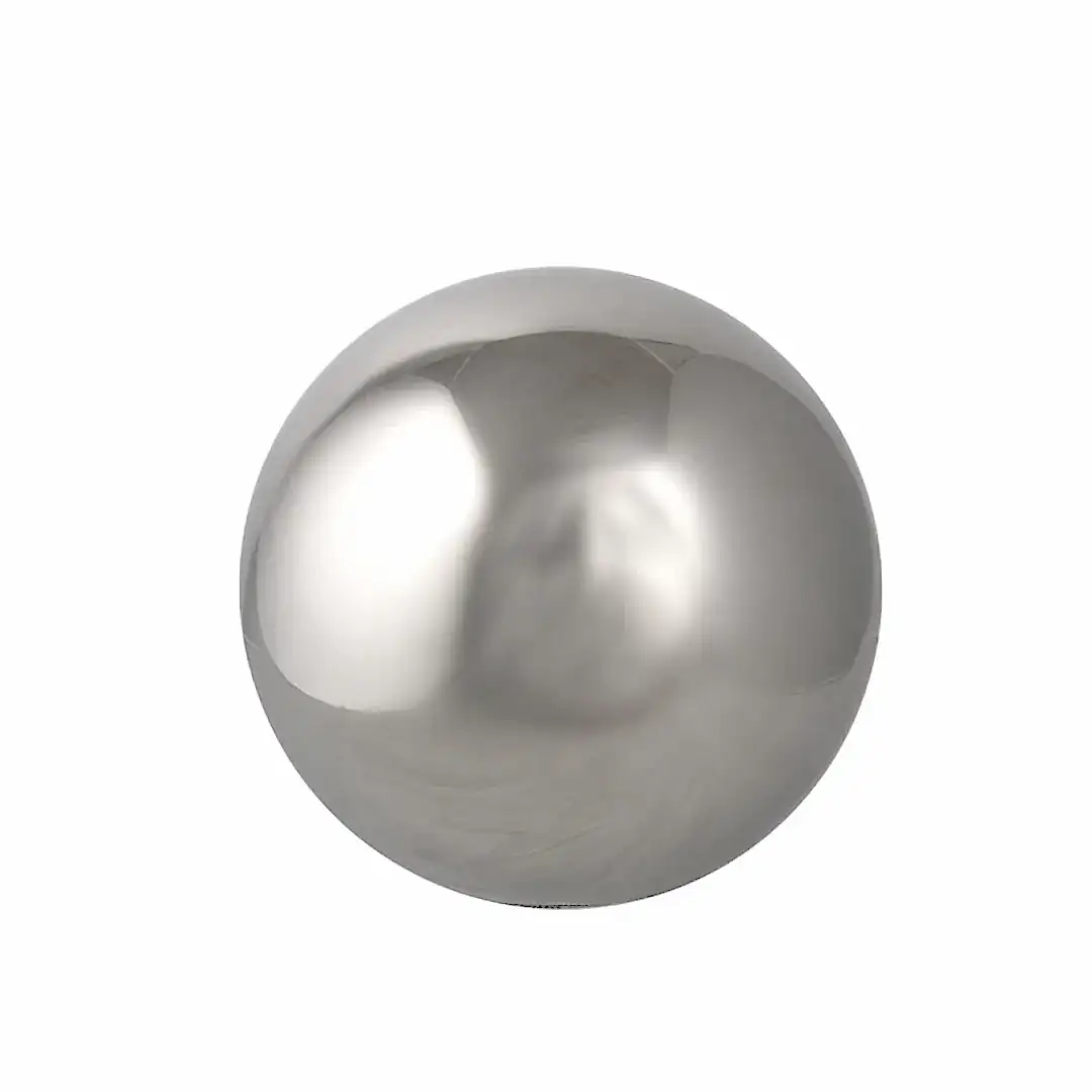 Metal Ayna Top L Gümüş