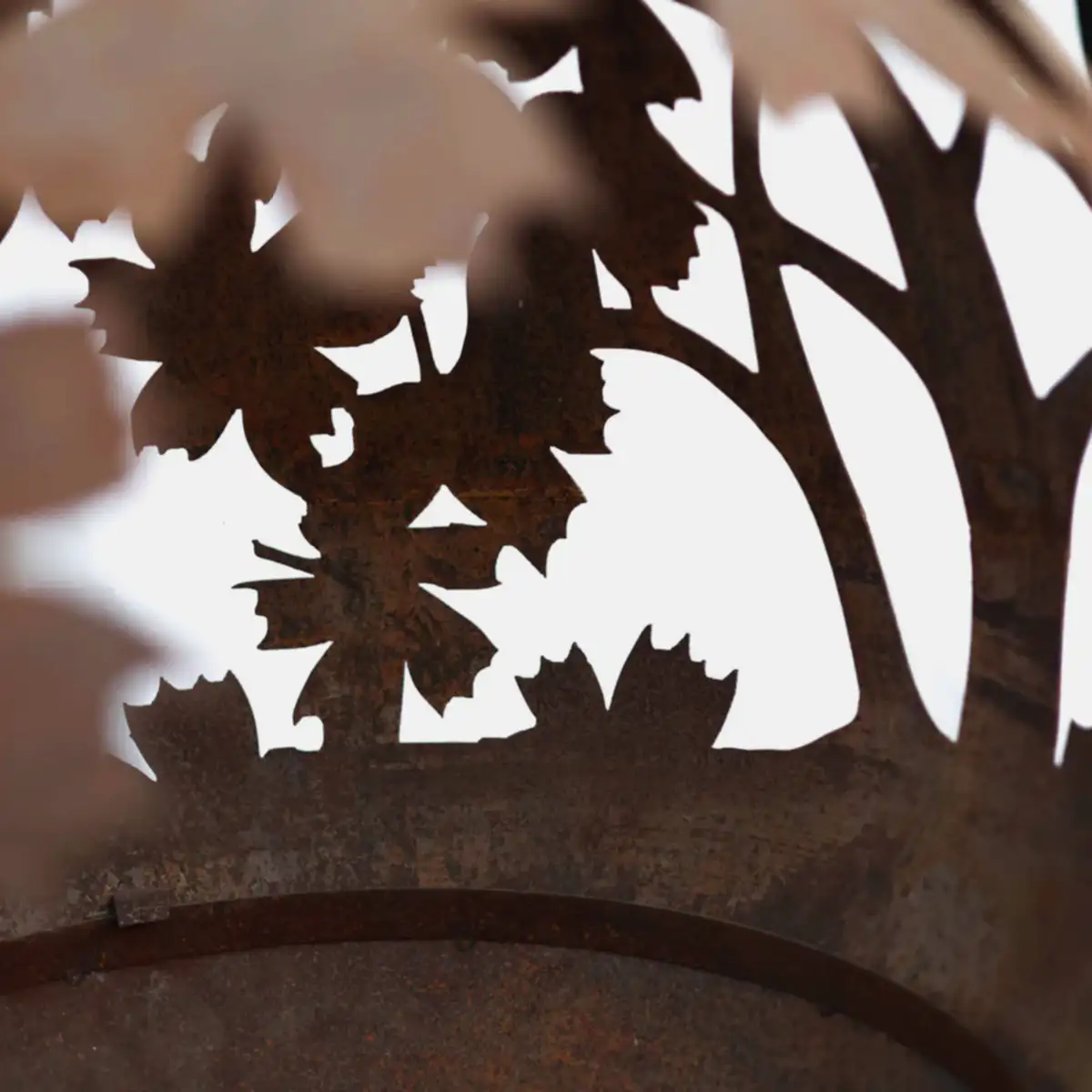 Molle Ateş Çukuru Lazer Kesim Corten