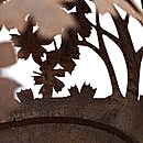 Molle Ateş Çukuru Lazer Kesim Corten