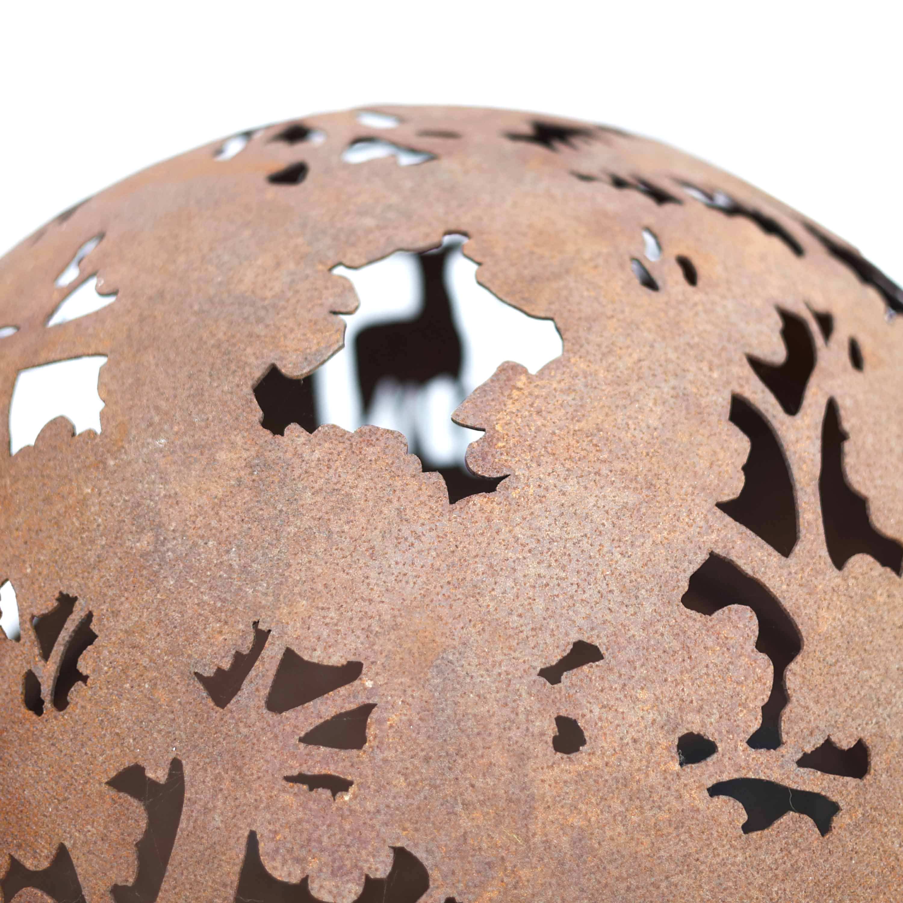 Molle Ateş Çukuru Lazer Kesim Corten