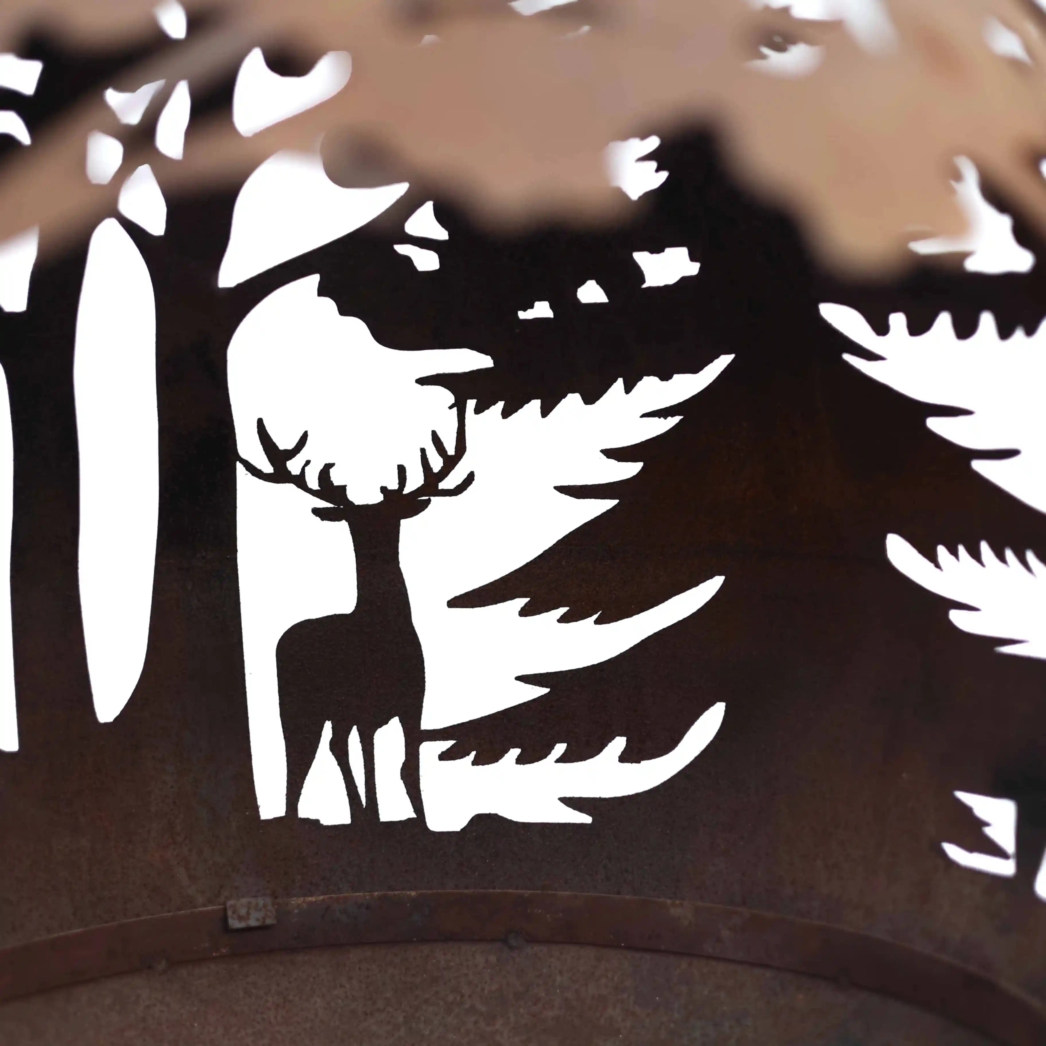 Molle Ateş Çukuru Lazer Kesim Corten