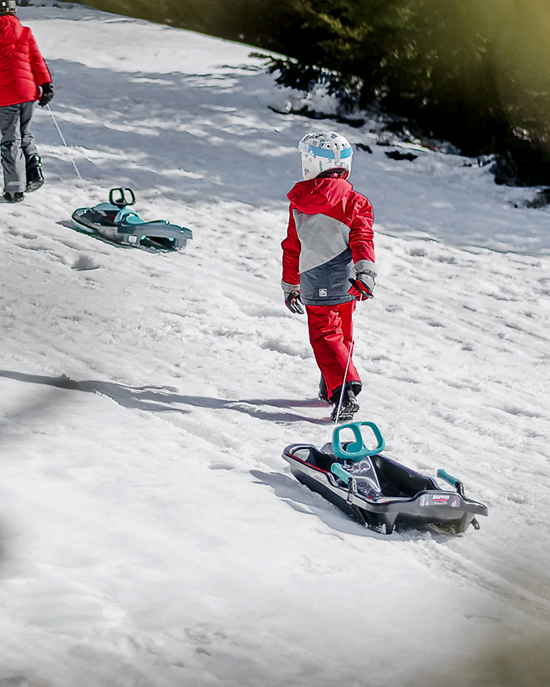 Nimbus - Direksiyonlu Kar Kızağı - Buz Mavisi