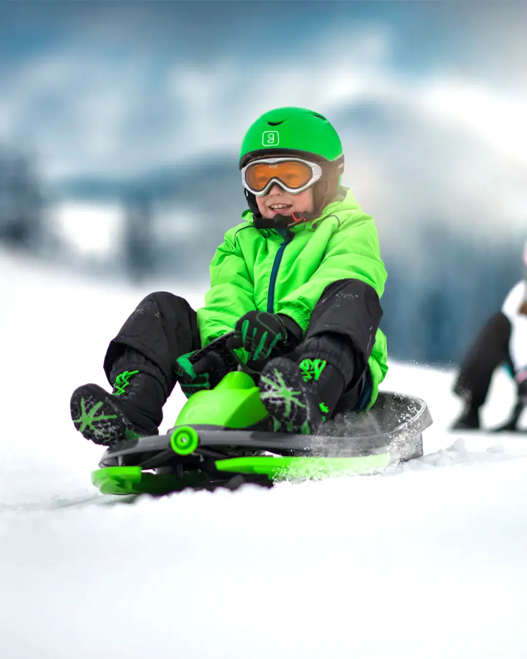 Nimbus – Direksiyonlu Kar Kızağı - Yeşil