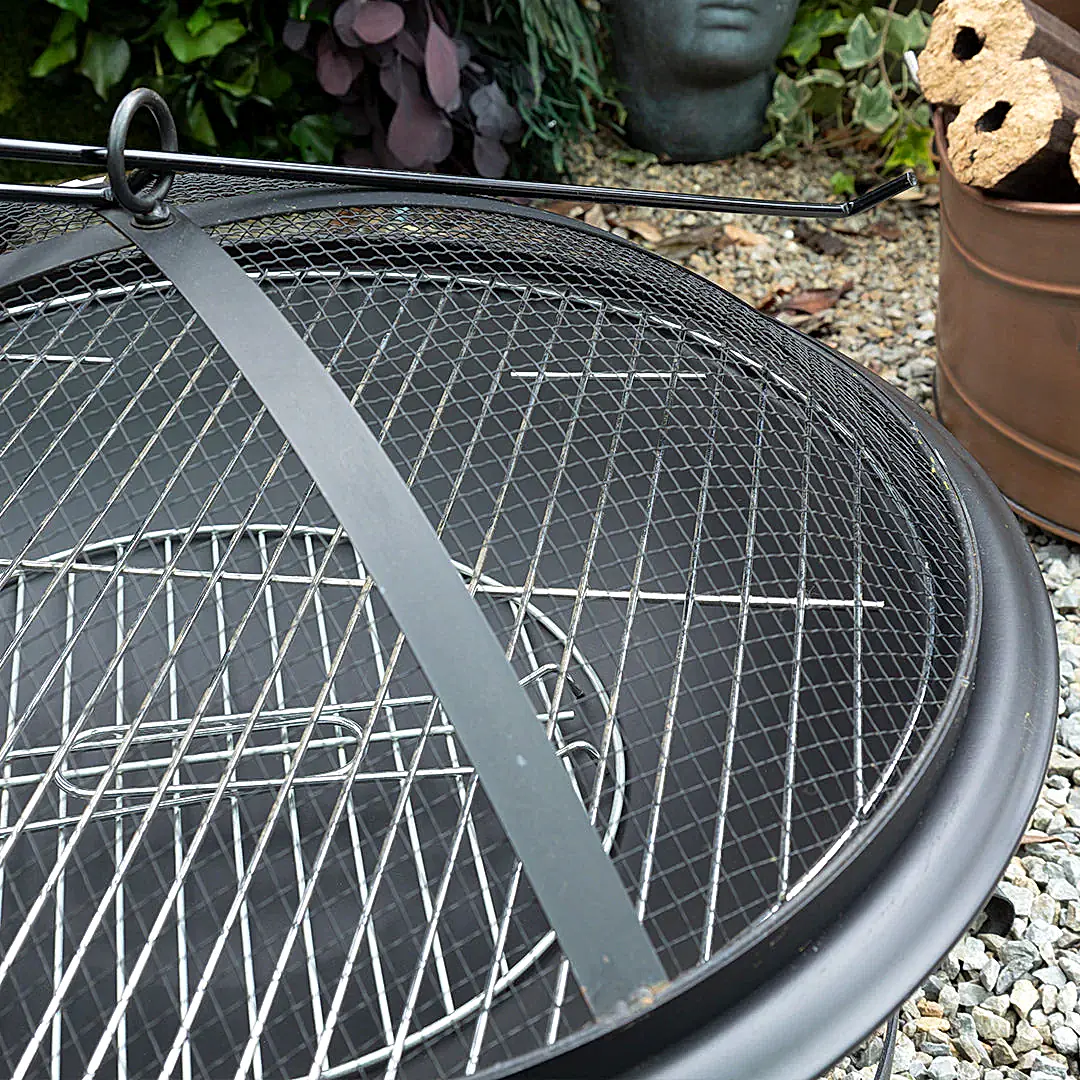 Nysa Bahçe Şöminesi Siyah