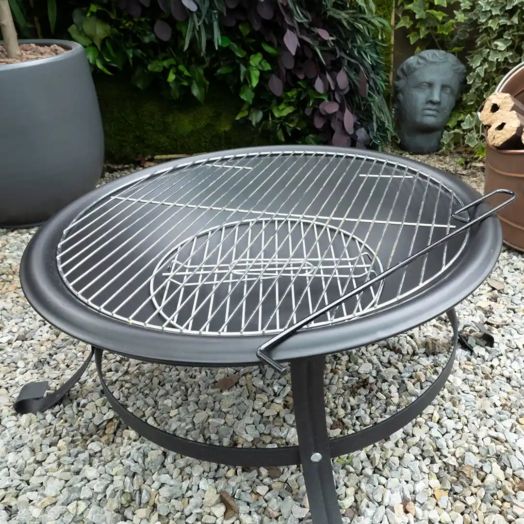 Nysa Bahçe Şöminesi Siyah