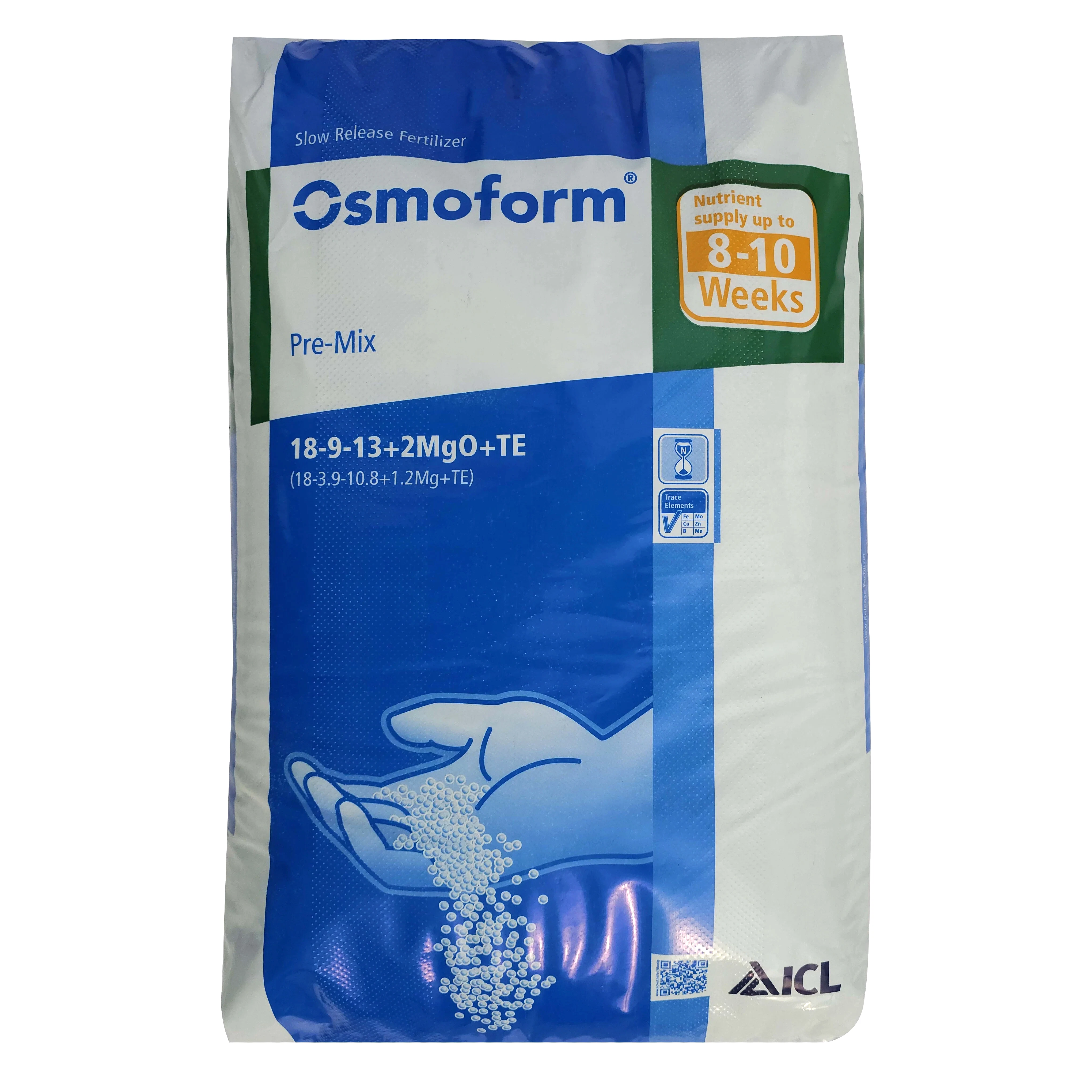 Osmoform Pre-Mix  18-9-13+2MgO+TE  Bitki Gübresi 8-10 Haftalık 25 Kg