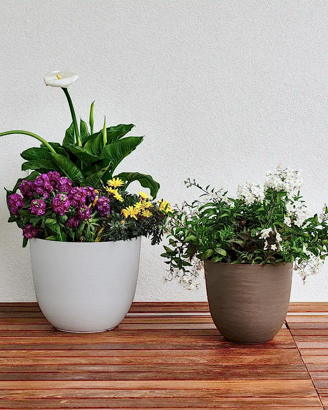 Over 38 Bej Plastik&nbsp;Akıllı&nbsp;Saksı