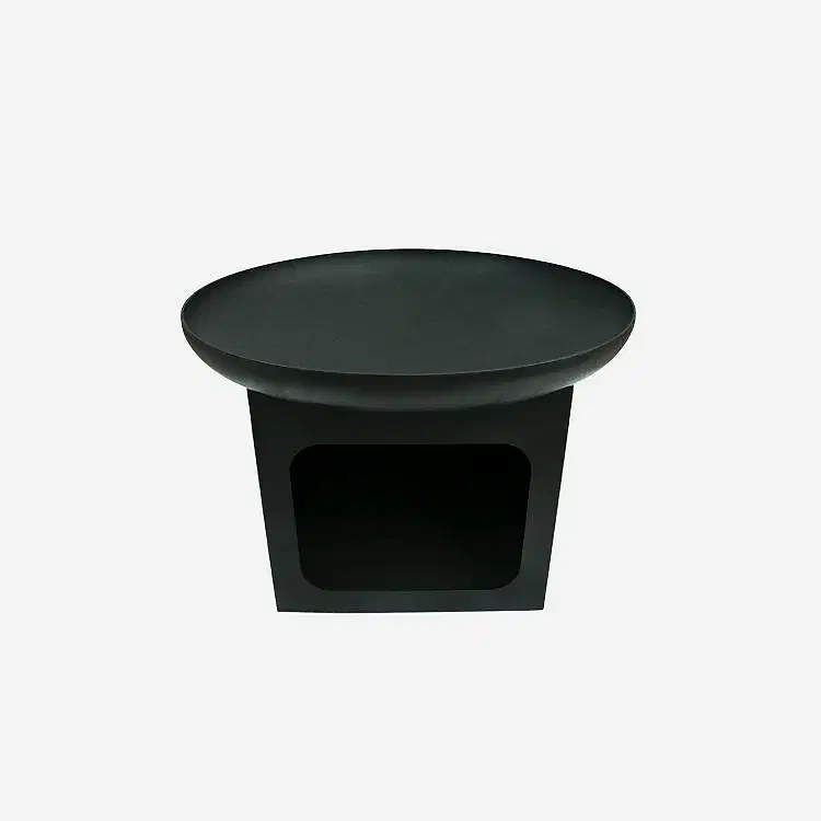 Pan 4 Bahçe Şöminesi Siyah