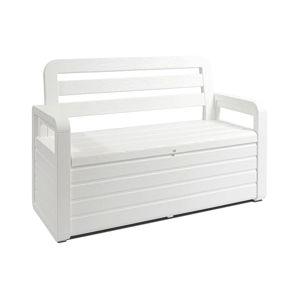 Panchina Forever Spring Beyaz Sandıklı Bahçe Bankı