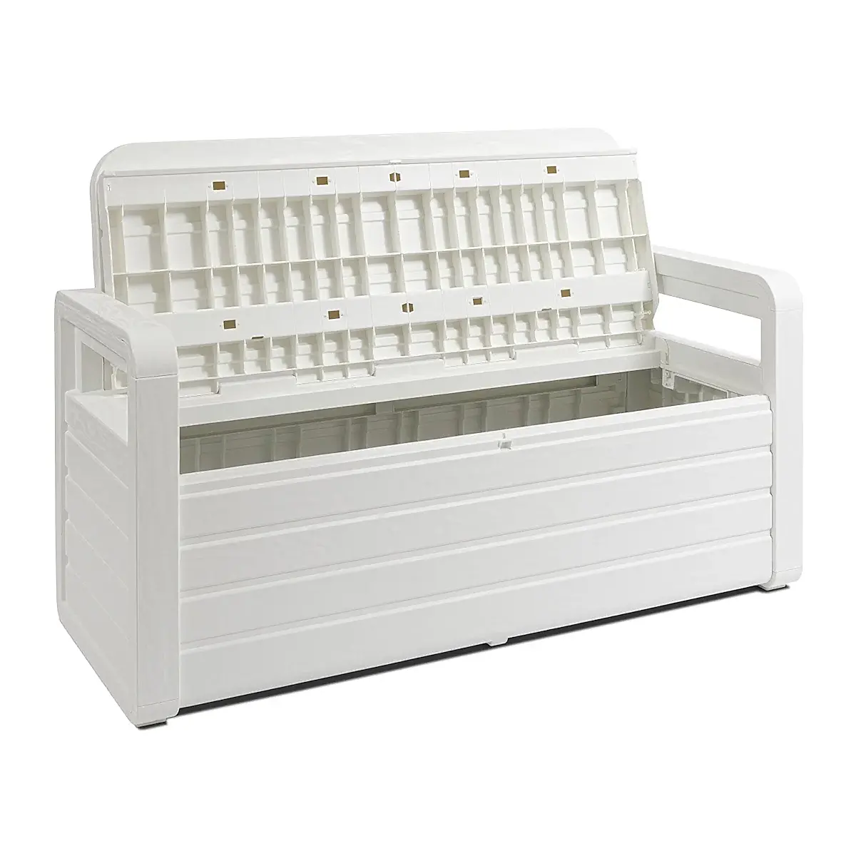 Panchina Forever Spring Beyaz Sandıklı Bahçe Bankı