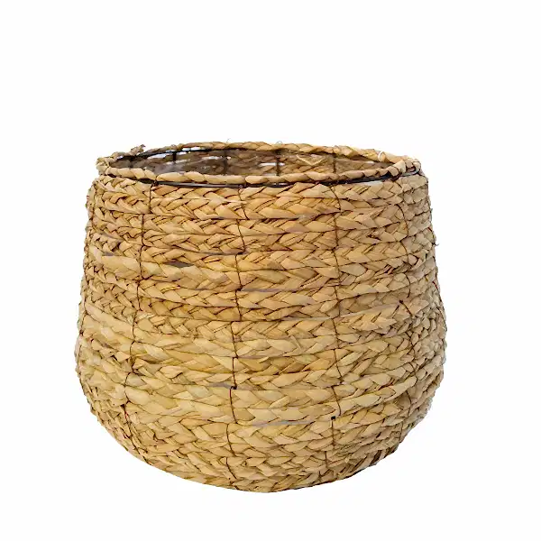 Santo Kahverengi Küçük Boy Hasır Saksı