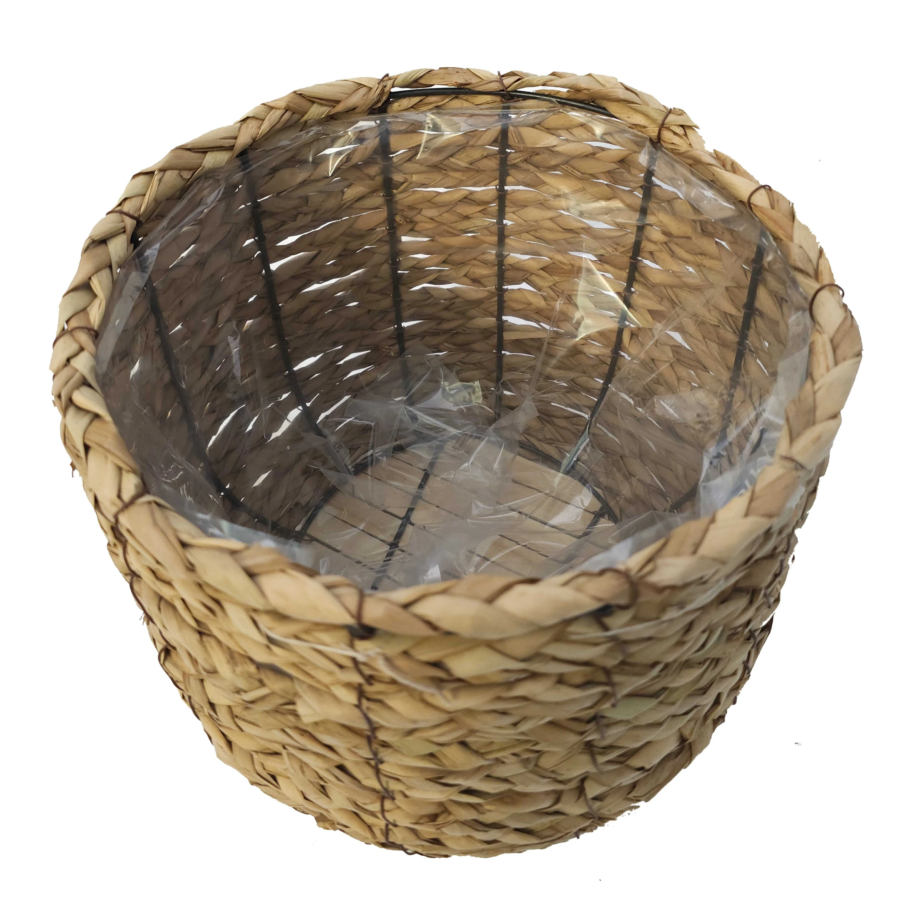 Santo Kahverengi Küçük Boy Hasır Saksı