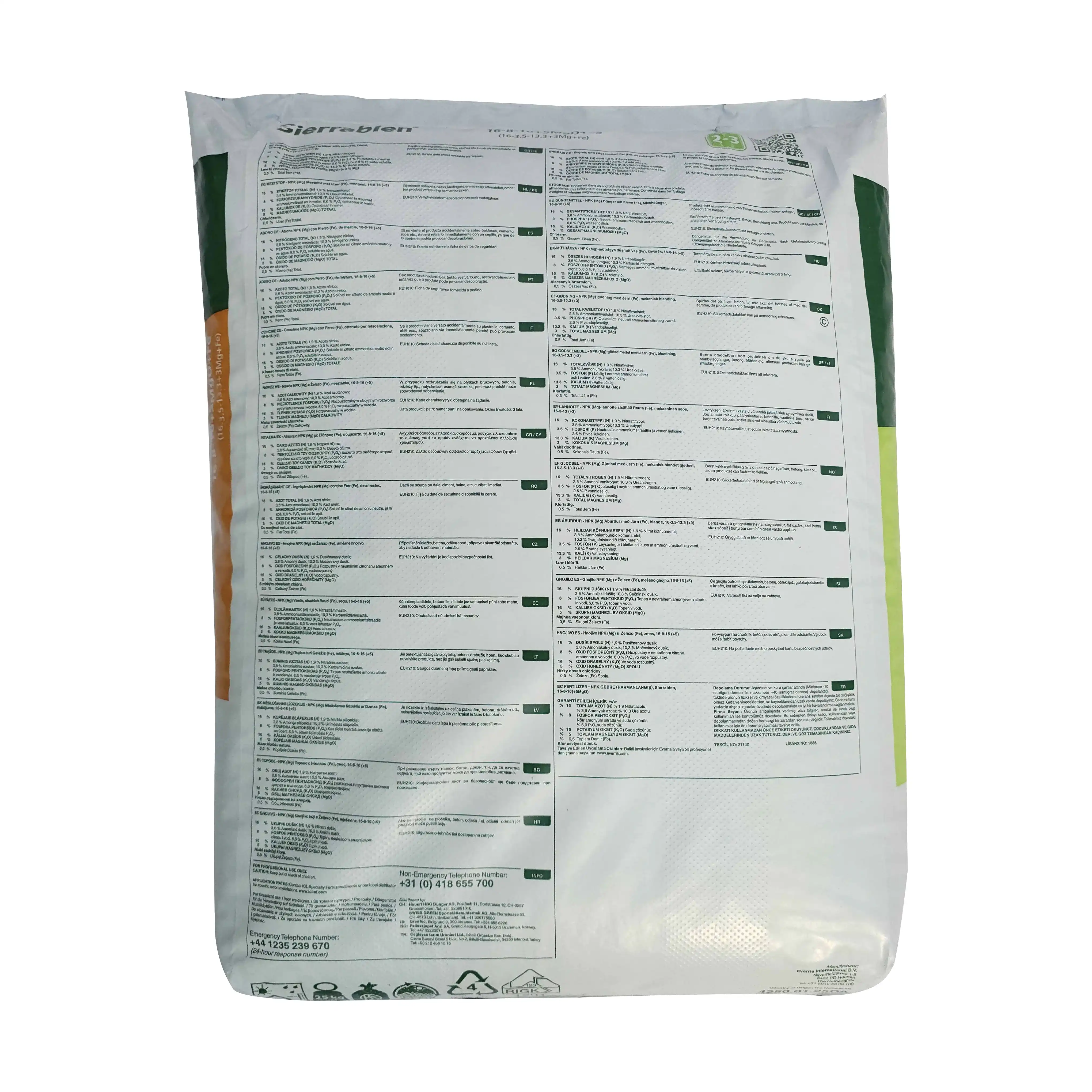 Sierrablen 16-8-16+5MgO+Fe 2-3M