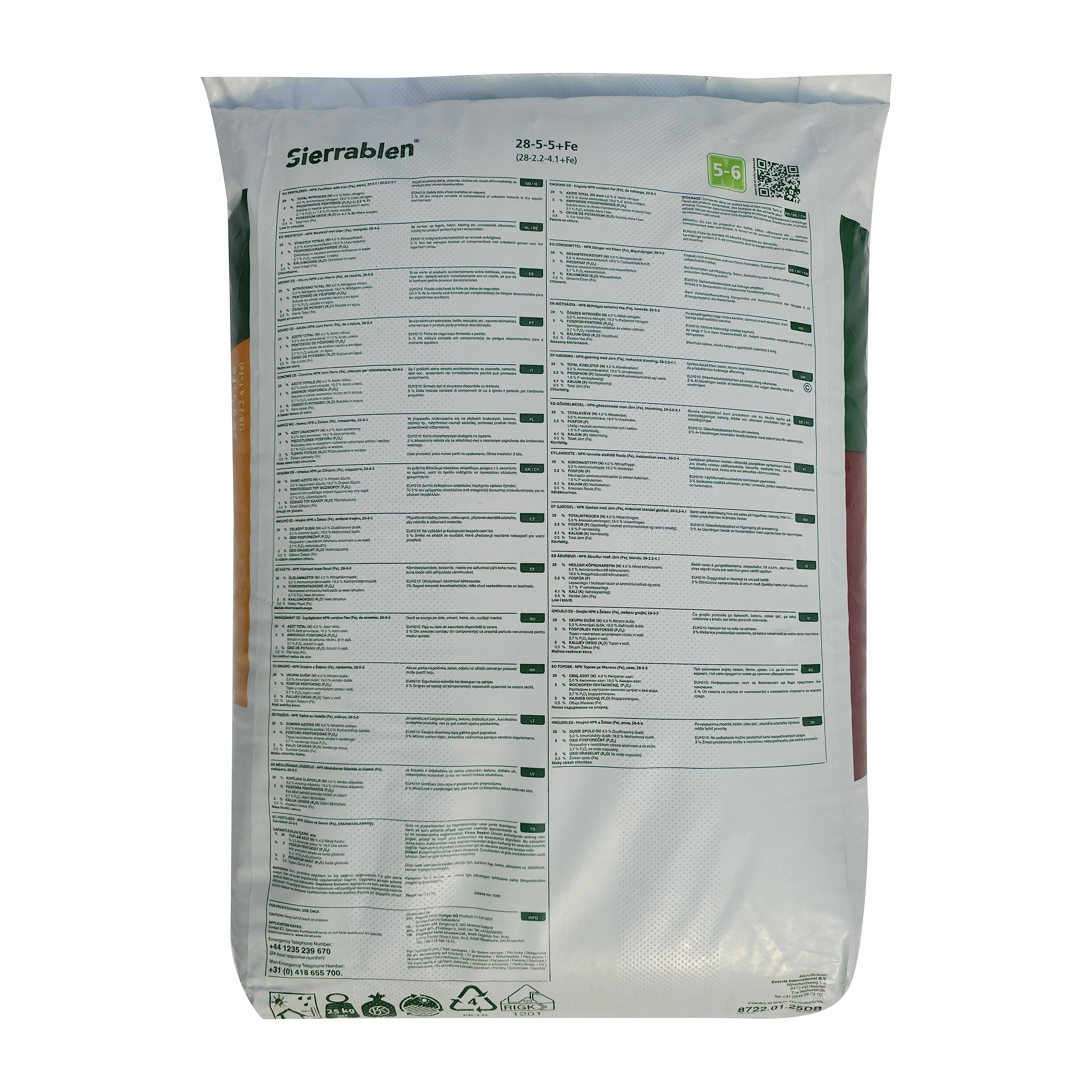 Sierrablen 28-5-5+Fe 5-6M