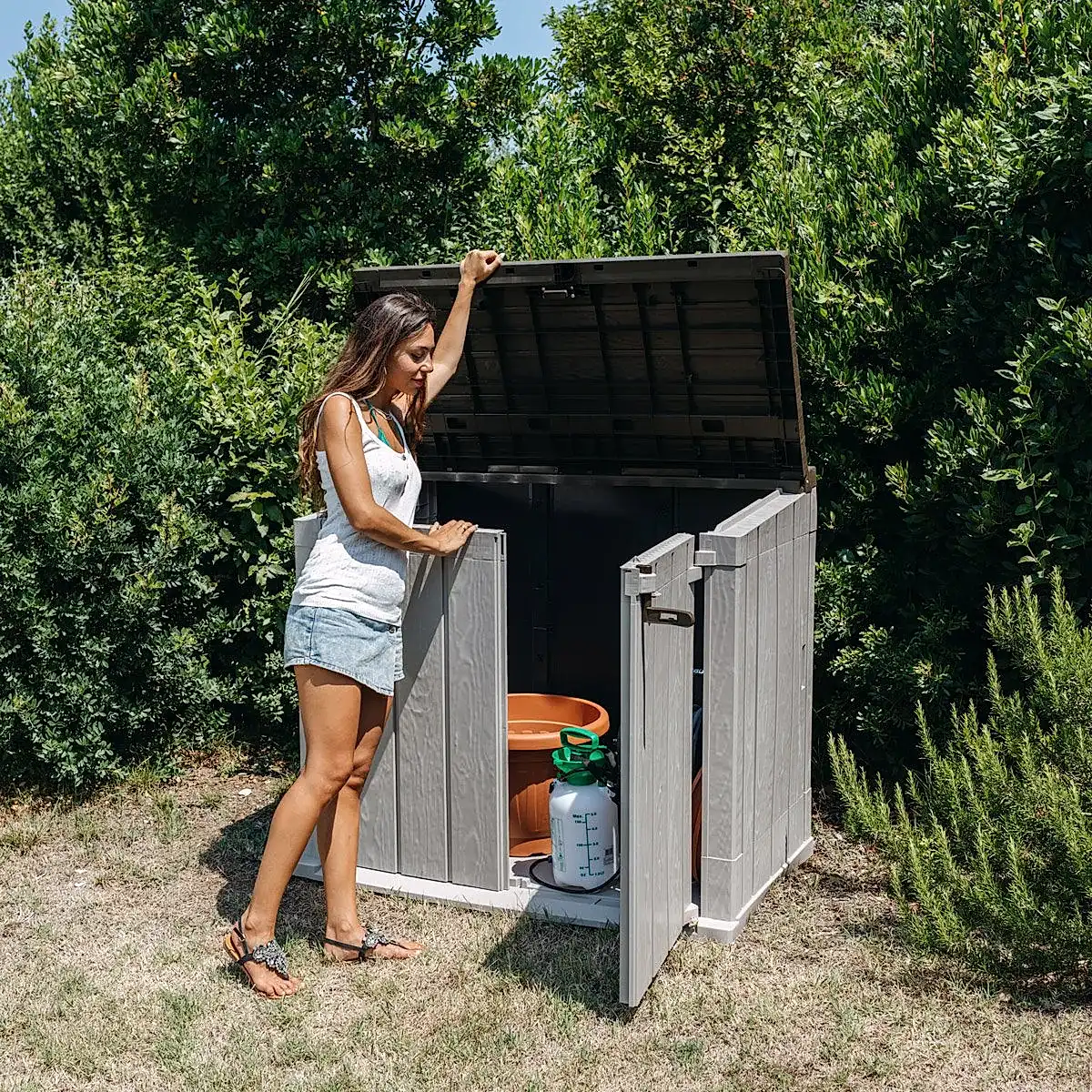 Storaway Antrasit/Gri Bahçe Dolabı