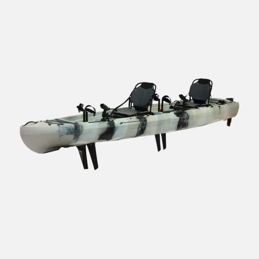 Tango Balıkçı Kanosu Beyaz Gri Siyah