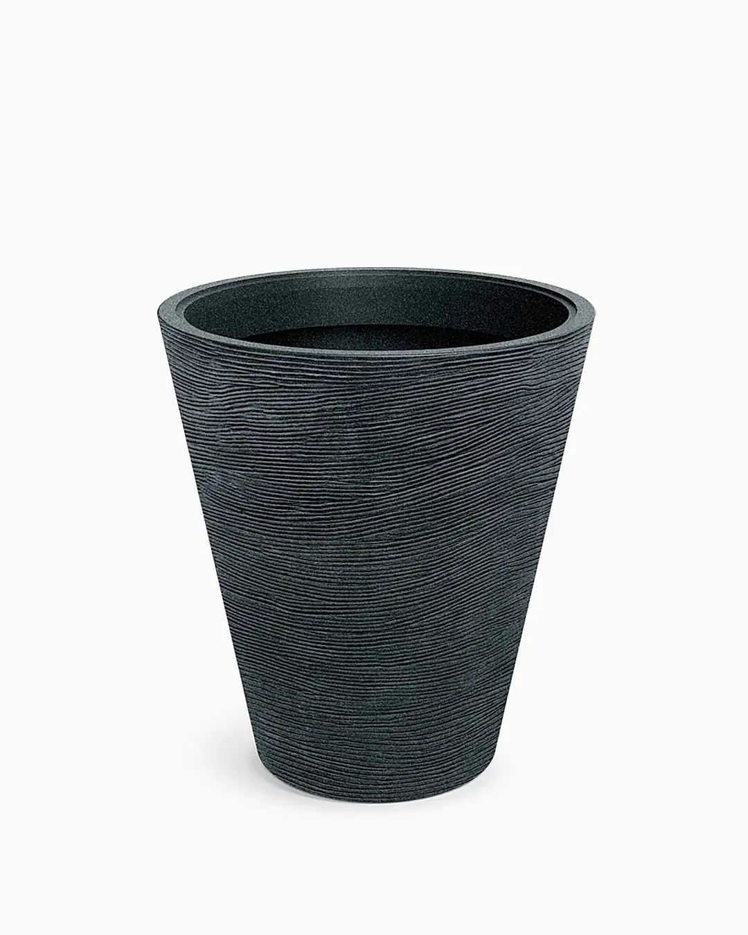 Tubra Plastik Saksı Koyu Granit