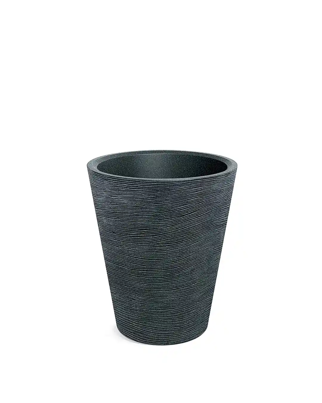 Tubra Plastik Saksı Koyu Granit